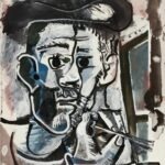 Picasso_Pablo_Der Maler bei der Arbeit_1964_Sprengel Museum
