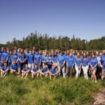 Gruppenfoto am See