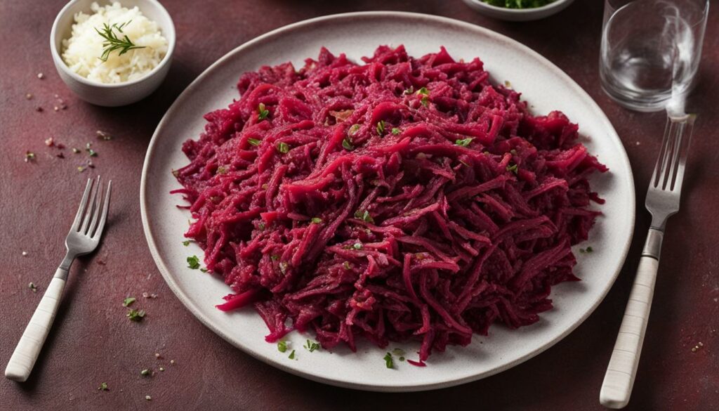 Labskaus Zutaten Corned Beef und Rote Bete
