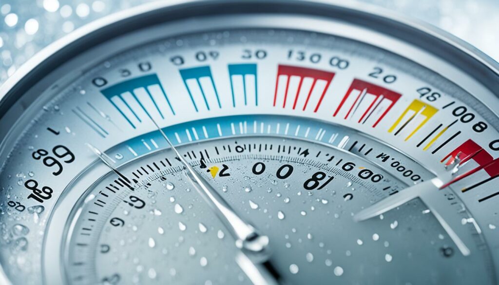Hygrometer zur Luftfeuchtigkeitsmessung