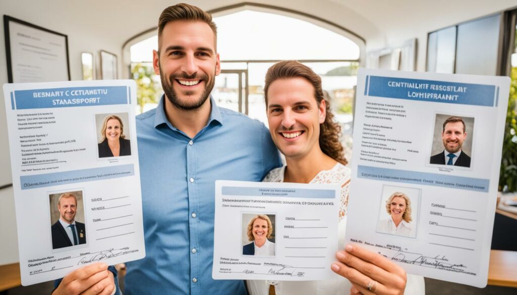 Unterlagen Eheschließung
